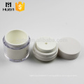 acrylic cosmetics cream empty airless pump jar